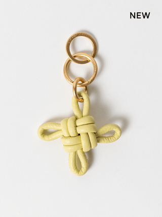 Clover Key Ring (Pebbled Leather)