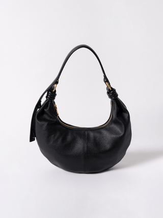 Dumpling Handbag (Pebbled Leather)