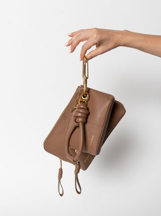 Knot Key Ring (Pebbled Leather)