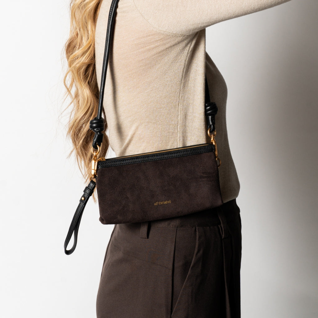 Wristlet, crossbody or shoulder