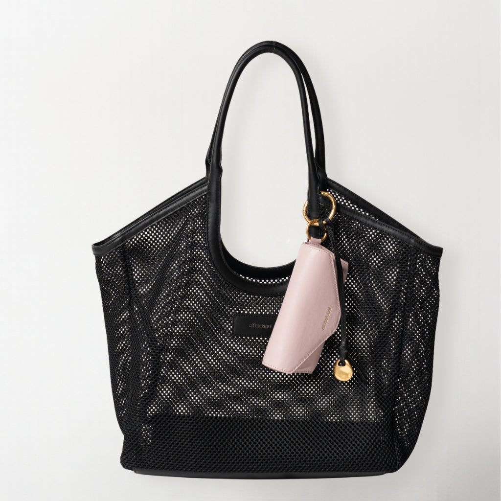 On the outside of your tote